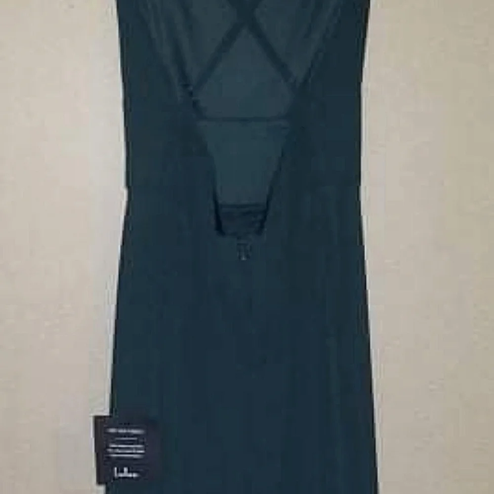 Lulu's Romance Forest Green Backless Maxi Dress - Picture 4 of 7